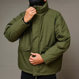 日单 抗寒-24℃ gt防风防水男士600蓬200克加厚白鸭绒立领羽绒服