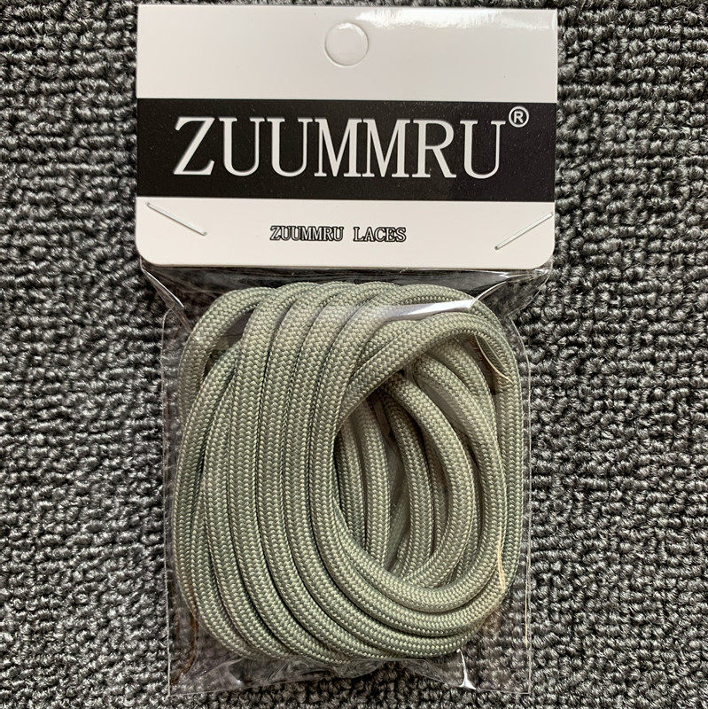 yeezy适用boost 350 v2 灰橙desert sage 侧透满天星鞋带圆浅绿色