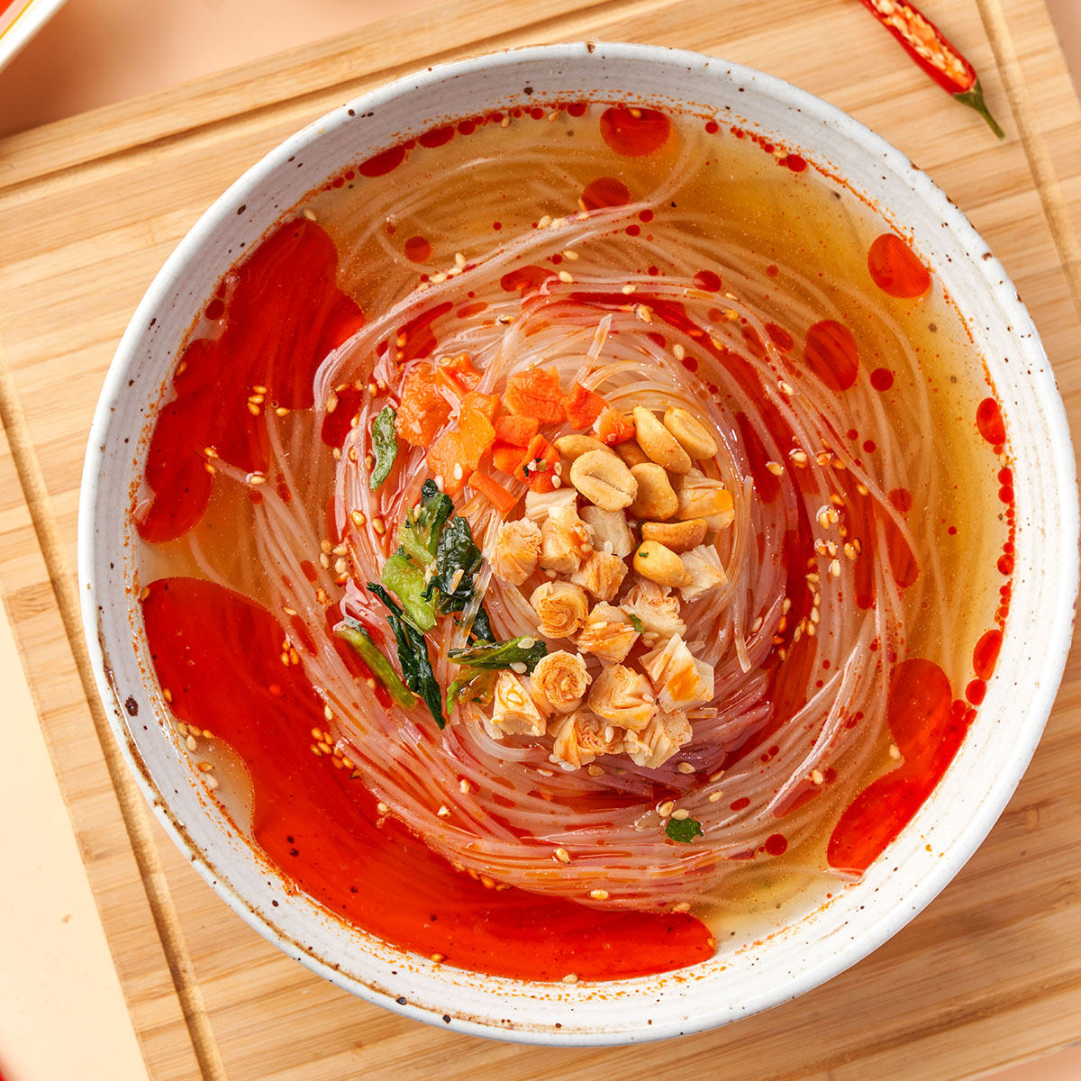 奥乐齐超值嗨嗦酸辣粉料比粉多鲜香Q弹劲道方便粉丝冲泡速食3桶装