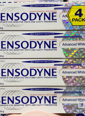 Costco开市客SENSODYNE美国舒适达184g*4支件防蛀牙抗过敏感牙膏