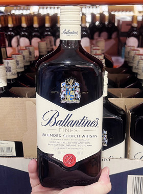 1L英国进口Ballantine's百龄坛特醇威士忌苏格兰进口洋酒1000ml