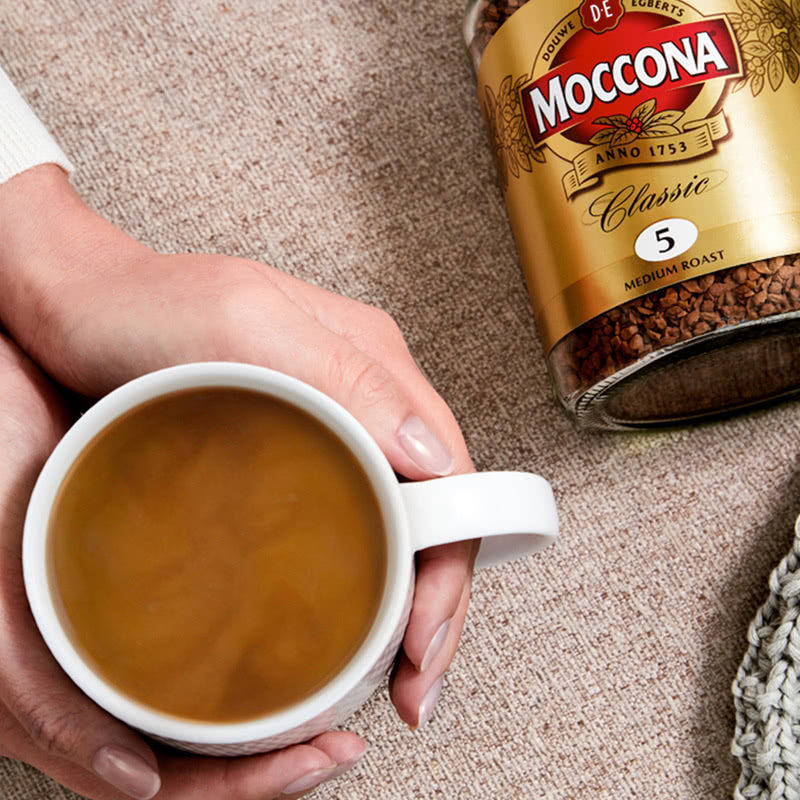 山姆摩可纳荷兰进口经典5号中度烘焙冻干速溶咖啡冷热泡提神熬夜