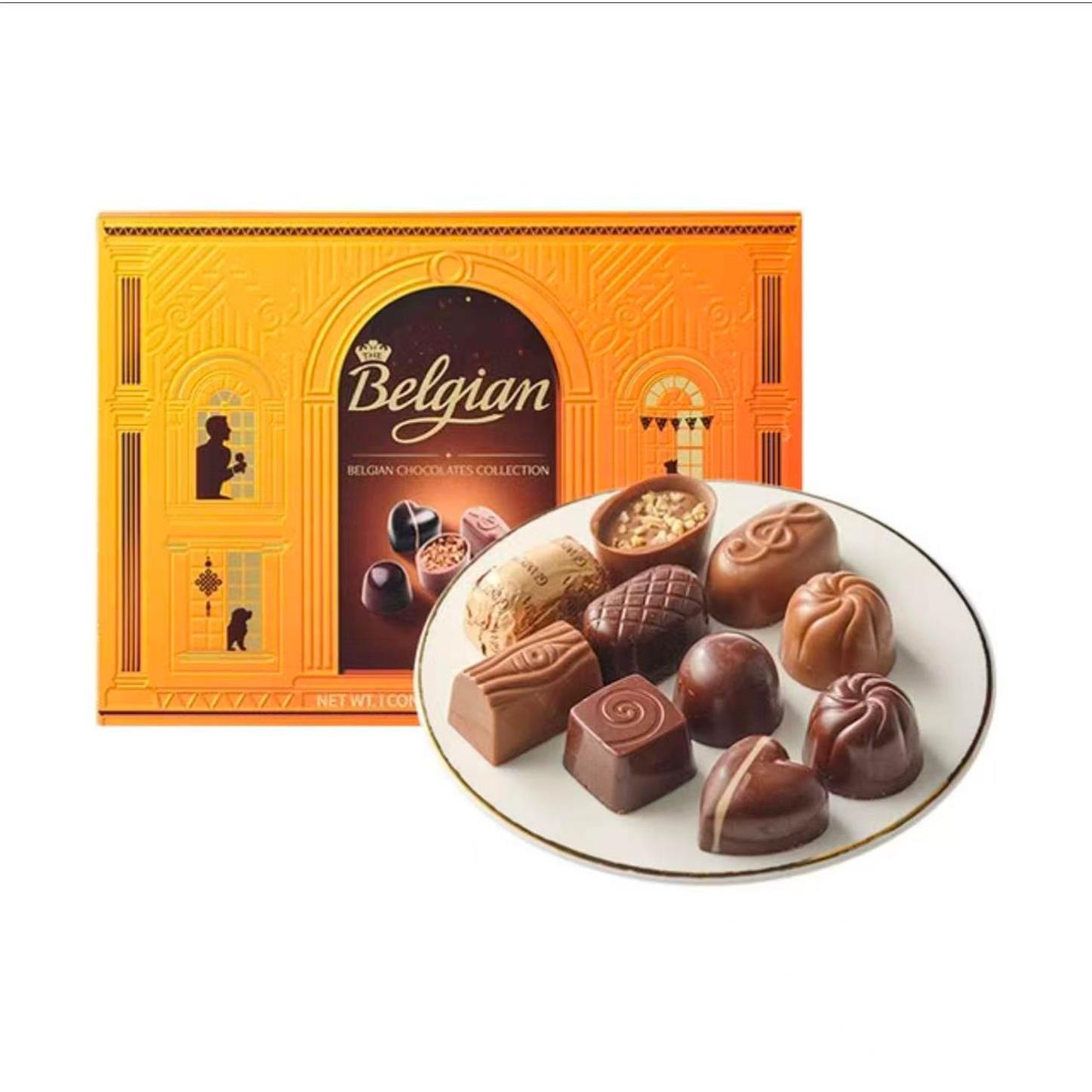 山姆超市代购belgian比利时进口什锦10种口味巧克力礼盒制品440g