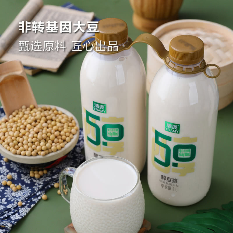 山姆超市清美非转基因大豆无0糖醇豆浆口感丝滑5.0高蛋白质