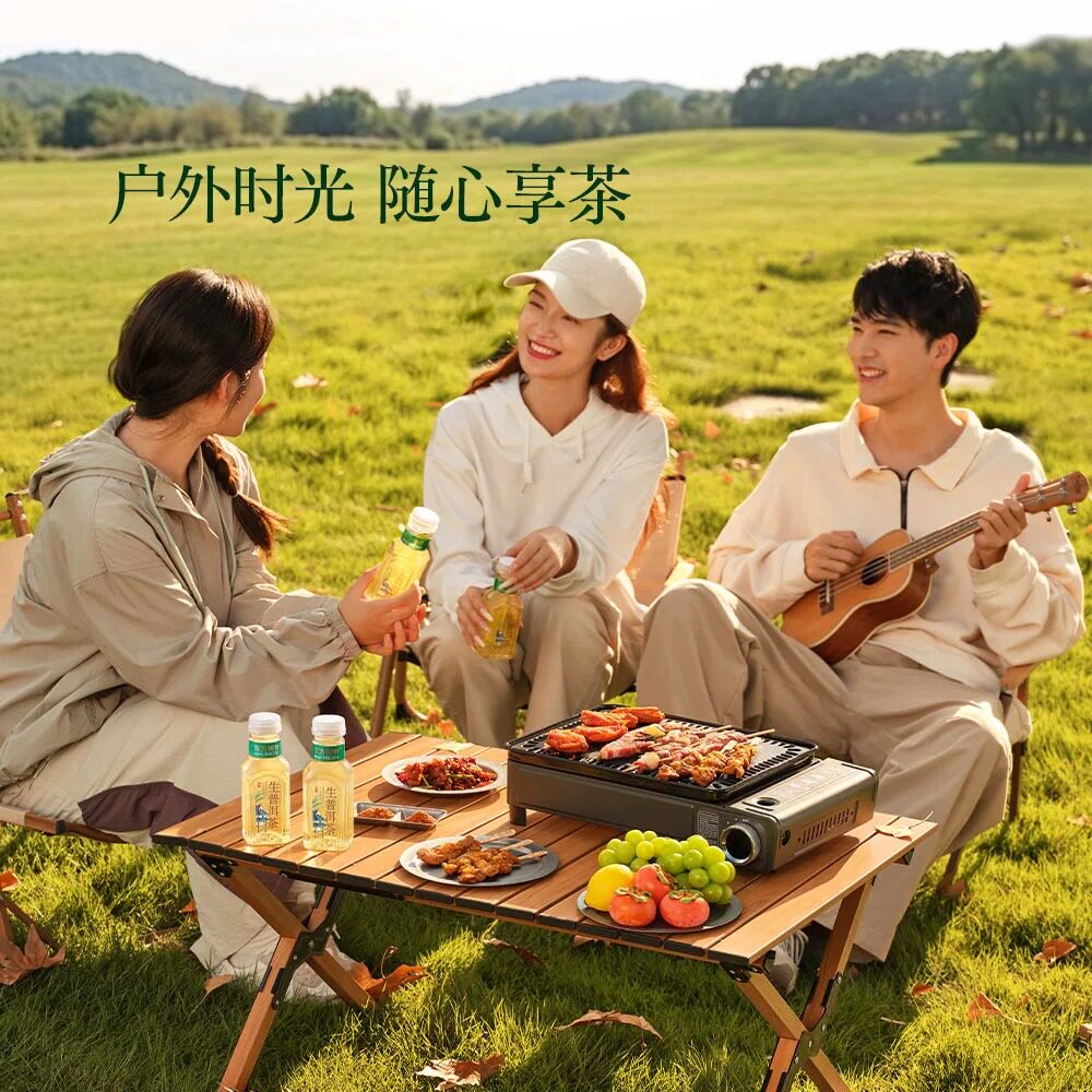 山姆东方树叶甄选云南大叶种生普洱茶饮料蜜韵花香便携0糖0卡0脂
