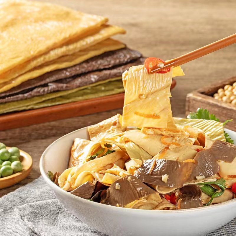 山姆会员店石屏三色豆腐皮非转基因凉拌素菜豆制品腐竹火锅伴侣