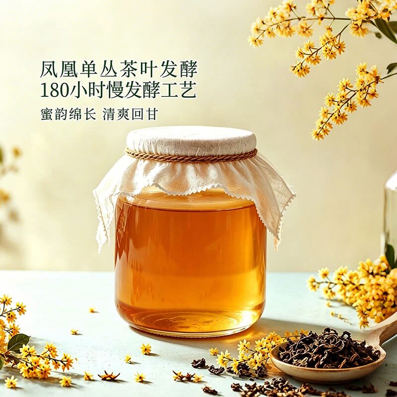 山姆金桂凤凰单丛活性益生菌康普茶乌龙茶底金桂醇香饮料清爽回甘