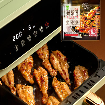 山姆韩国进口酱料韩式酱油复刻原木果香炭烤风味鸡颈肉弹嫩1.2kg