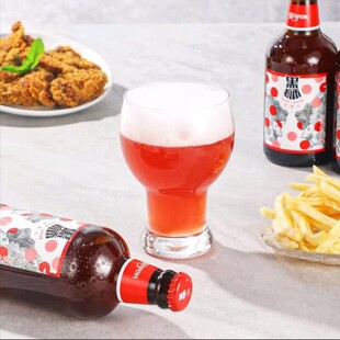 山姆代购黑狮485玫瑰红雪花啤酒比利时进口覆盆子果汁酒酸甜口感