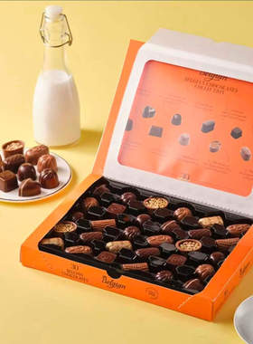 山姆代belgian比利时进口树莓腰果榛子扁桃仁什锦10种口味巧克力