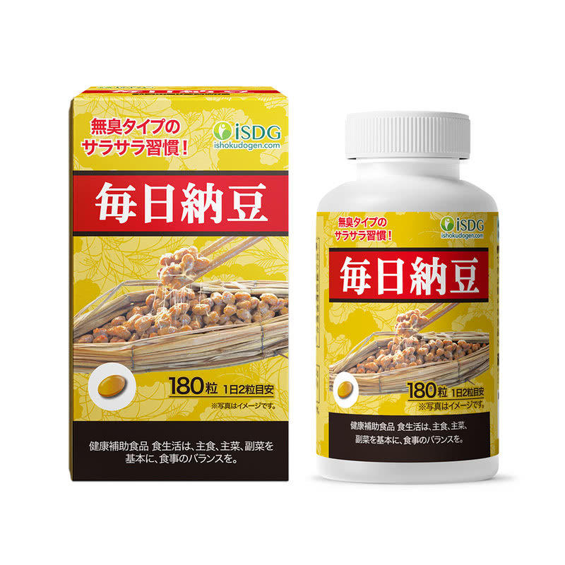 山姆代购日本进口ISDG每日纳豆90天180粒纳豆发酵浓缩粉科学营养