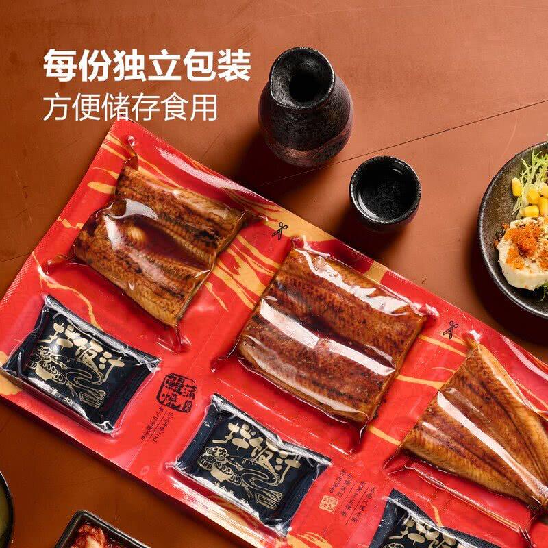 山姆日式风味鳗蒲烧烤鳗鱼配拌饭汁肉质鲜嫩高蛋白盖饭寿司下酒菜