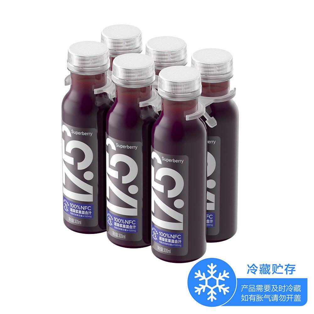 山姆农夫山泉NFC蓝莓桑葚苹果汁超级浆果混合果汁饮品花青素营养