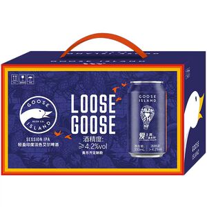 奥乐齐联名鹅岛野鹅轻盈印度淡色艾尔精酿啤酒鲜麦芽酵母进口酒花