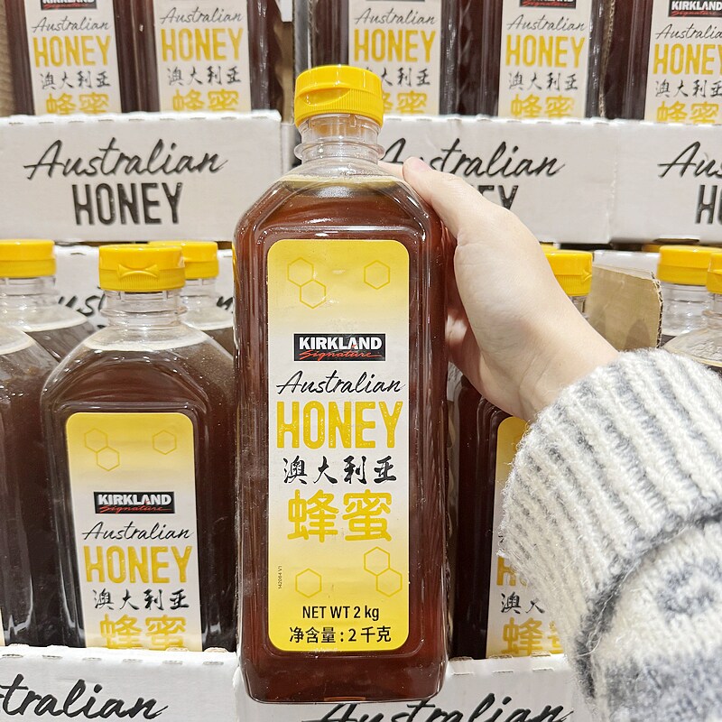 COSTCO开市客澳大利亚进口科克兰蜂蜜桉树蜜纯天然2000g配料干净