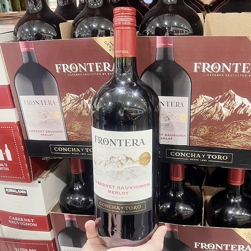 costco开市客智利原瓶进口红酒干露缘峰赤霞珠梅洛干红葡萄酒1.5L,酒类,干红静态葡萄酒,淘宝优惠券,粉丝福利购,淘宝优惠卷