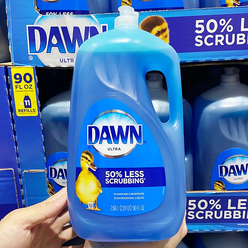 美国Costco 4倍宝洁DAWN 4X白金版浓缩洗碗精洗洁精2.66L