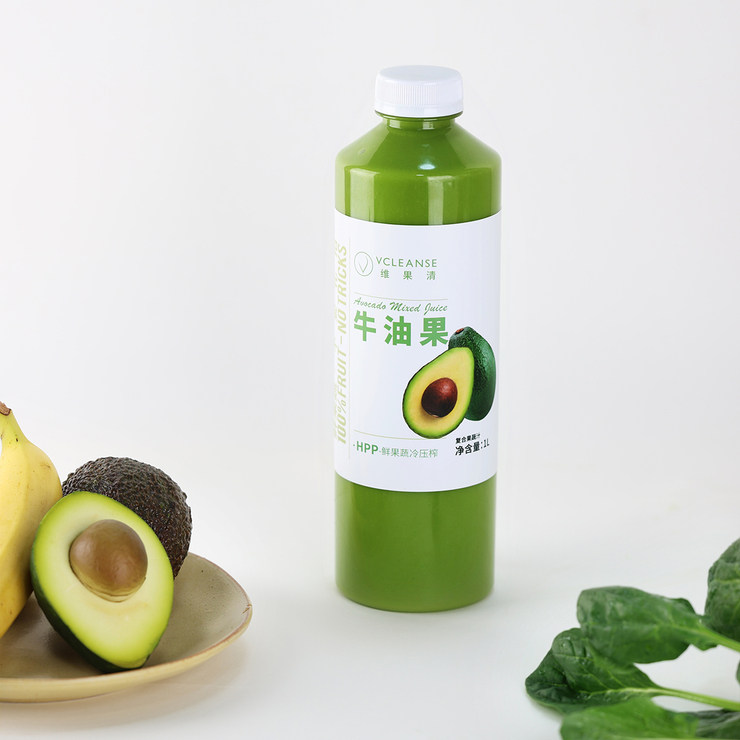 costco开市客维果清牛油果果汁梨菠菜香蕉汁100%复合新鲜果蔬汁1L