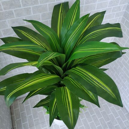 仿真植物巴西铁盆景家居装饰摆件花艺仿真花客厅酒店绿植盆栽假树