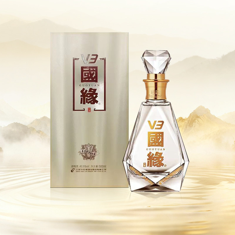今世缘国缘V3白酒500ml单瓶
