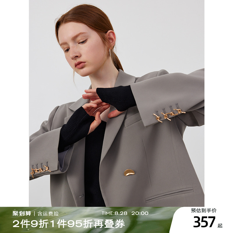 CIRCLOFY瑟夕2023秋装新款小西装外套
