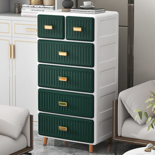 特大号抽屉式收纳柜多层玩具零食置物整理箱盒塑料卧室衣服储物柜