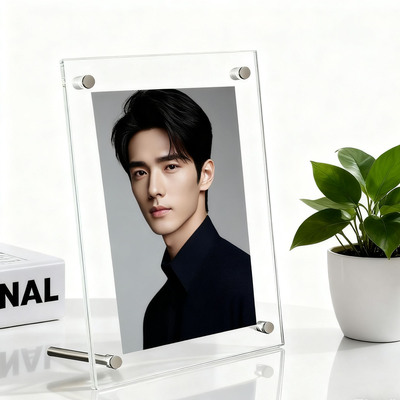 亚克力相框水晶摆台明信片展示架