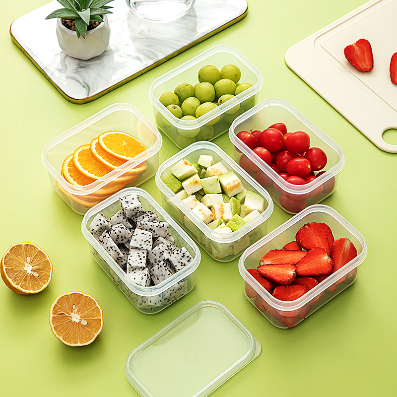 水果盒儿童便携小学生外带保鲜盒饭盒便当盒冰箱专用食品级收纳盒