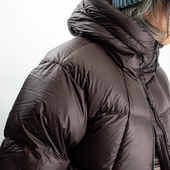 DOOITT GOLDWIN轻柔保暖防风防泼水特种面料鸭绒羽绒连帽夹克外套