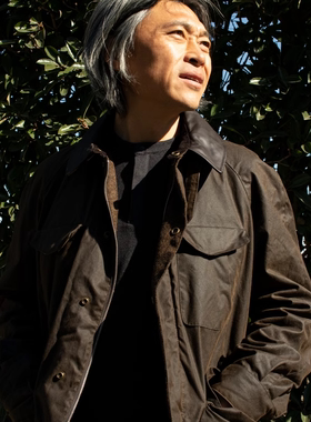 DOOITT#BARBOUR TOKITO限量版腊棉男士夹克防风工装马装外套