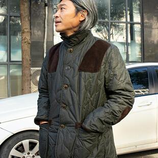DOOITT#BARBOUR TOKITO限量版腊棉男士绗棉运动休闲工装外套夹克