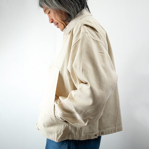 FARAH日系休闲全棉短款夹克外套