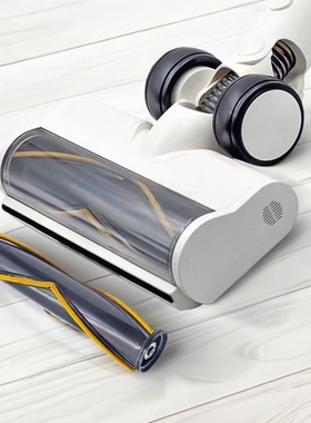 Dreame追觅R30 R20 V16PRO H30 W9白色地刷头配件含主刷绿色LED灯