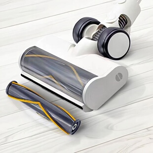 Dreame追觅R30 R20 V16PRO H30 W9白色地刷头配件含主刷绿色LED灯