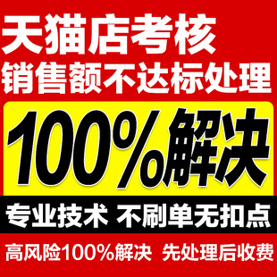 天猫日常考核高风险处理日常考核销售额不达标天猫续签不达标处理