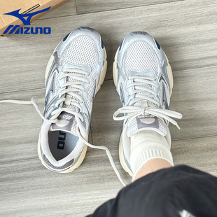 2K复古银色跑步鞋 鞋 软底透气老爹鞋 正品 运动鞋 Mizuno美津浓Speed