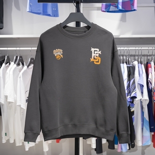 李宁卫衣男反伍BADFIVE春款 运动服AWDU259 百搭宽松无帽圆领套头衫