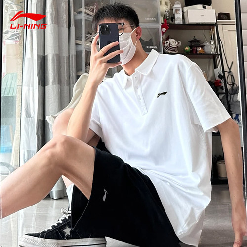 李宁速干纯棉运动套装