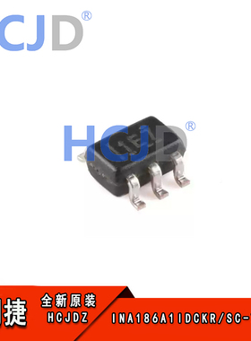 原装INA186A1IDCKR SC-70-6 具有皮安级输入偏置电流检测放大器