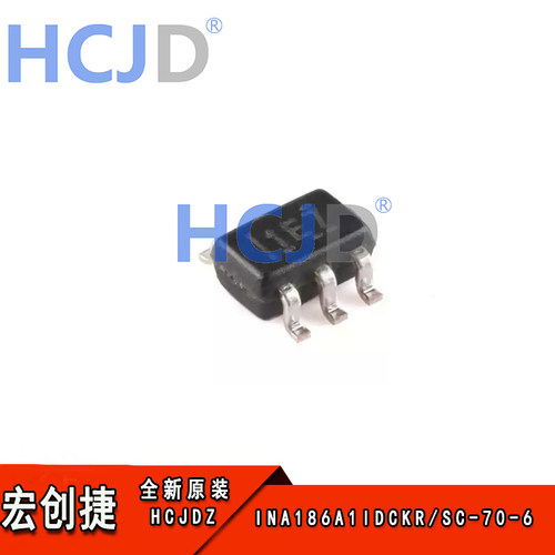 原装INA186A1IDCKR SC-70-6 具有皮安级输入偏置电流检测放大器