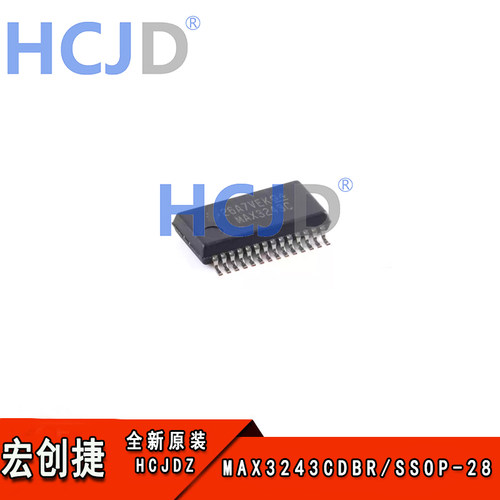原装MAX3243CDBR SSOP-28 具有+/-15kV RS-232 线路驱动器/接收器