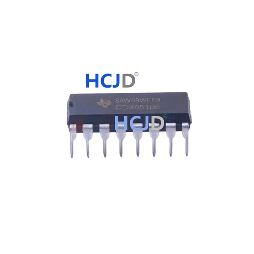 只做原装正品CD4051BE DIP-16 芯片 CMOS逻辑器件 电子元器件