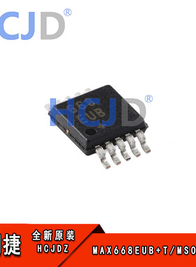 原装正品MAX668EUB+T MSOP-10 1.8V至28V输入PWM升压型控制器芯片