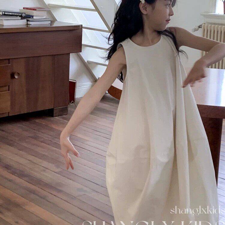 女大童夏季连衣裙夏装无袖裙子夏连衣裙