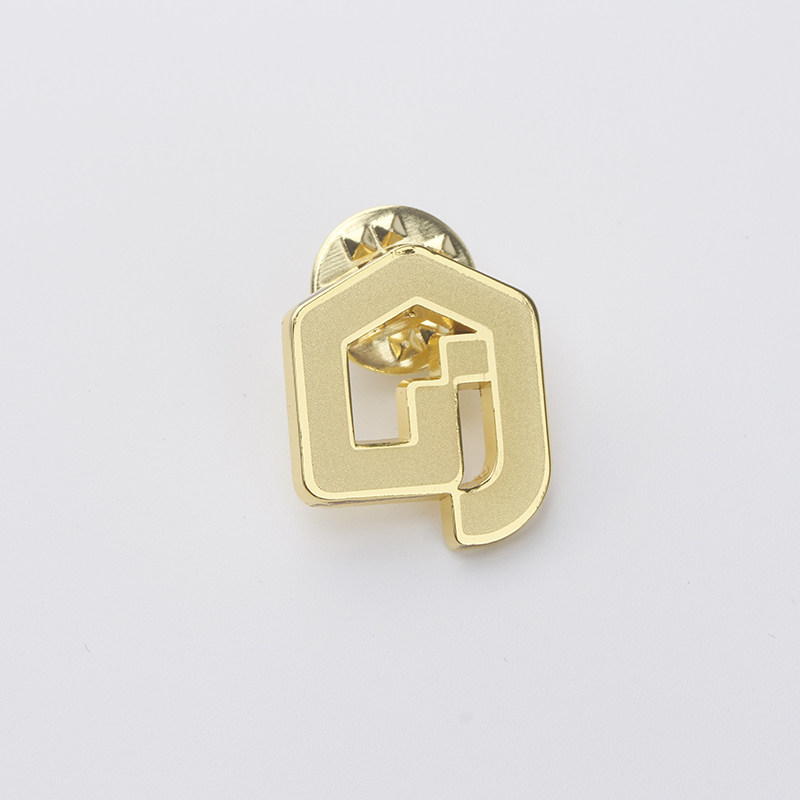 我爱我家新款司徽logo胸针房子徽章金色银色别针 房产中介经纪人