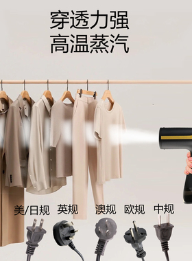 海外110V230V手持蒸汽挂烫机小型便捷美国日本多国通用熨斗机