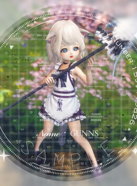 【4Gunns】剑灵游戏捏脸数据【虚幻四-灵女-花糖】国服台服适用