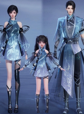 【4Gunns】诛仙世界服装染色 成女成男少女萝莉 天曦天心织巧