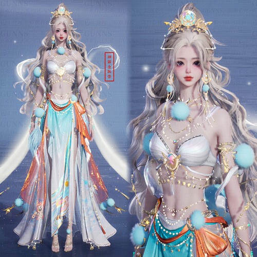 【4Gunns】诛仙世界服装染色 成女 云若一梦瑶台染色 神话