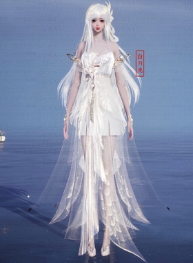 【4Gunns】诛仙世界服装染色 成女 云若繁漪疏雨 白月光